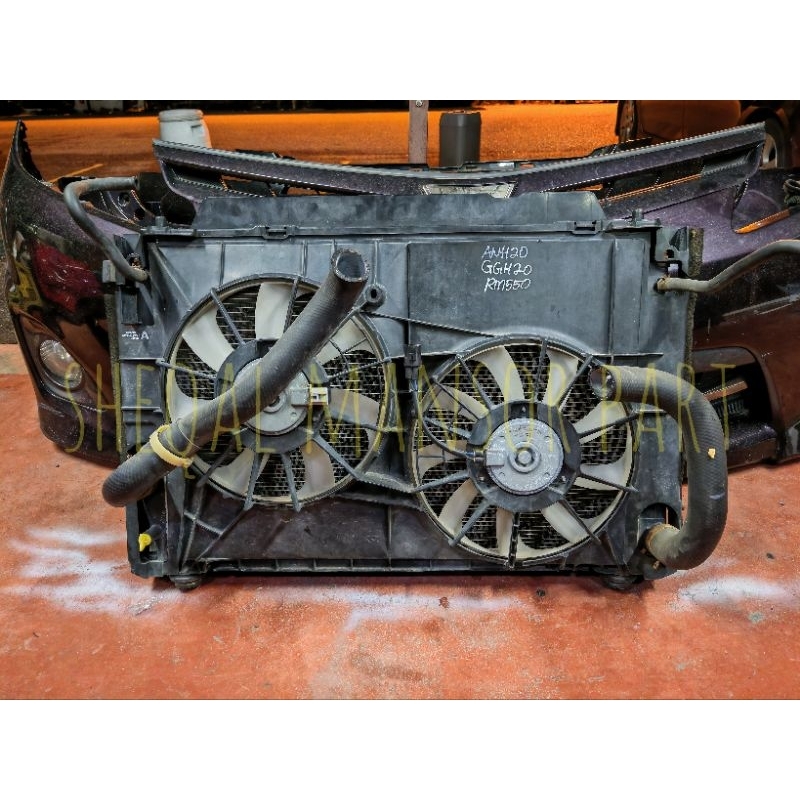 RADIATOR 2AZ 2.4 TOYOTA ANH20 GGH20 VELLFIRE ALPHARD USED ORIGINAL ...