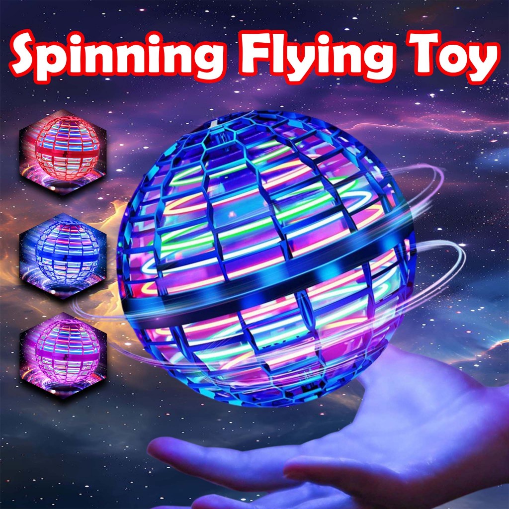 Flying Ball Flying Orb Toys with 360° Rotating Spinning Ball Magic ...
