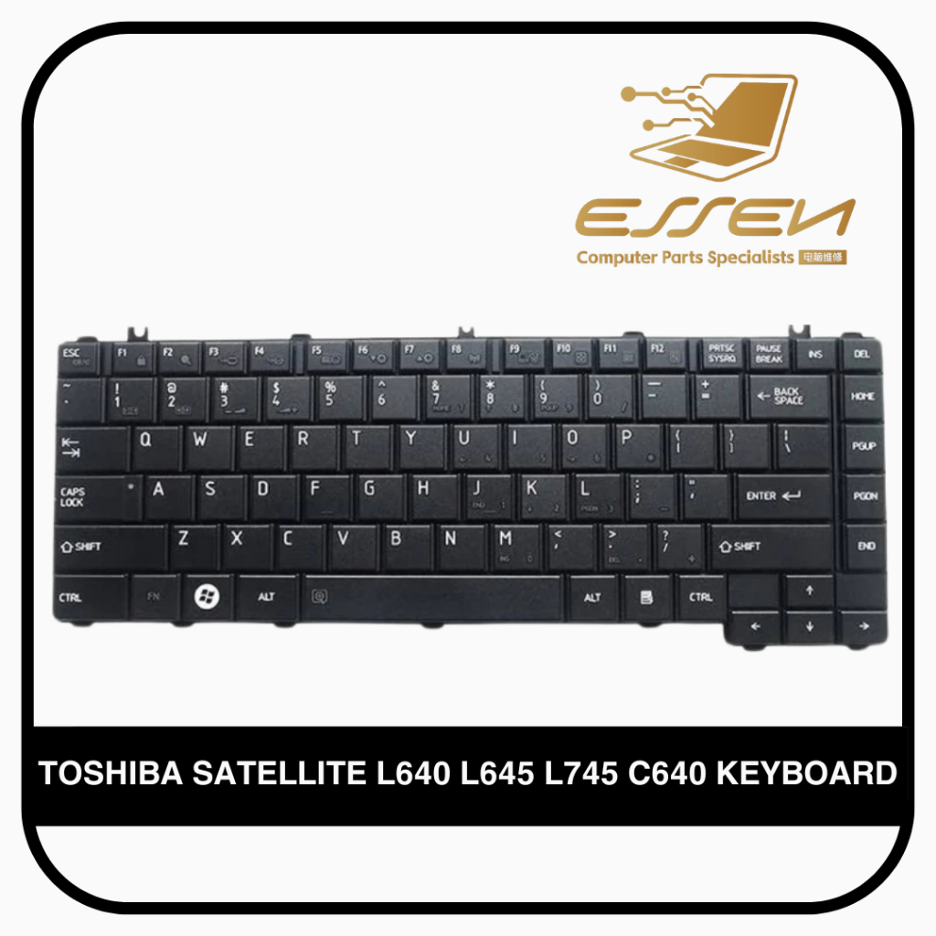 Replacement Keyboard For TOSHIBA SATELLITE L640 L645 L745 C640 KEYBOARD ...
