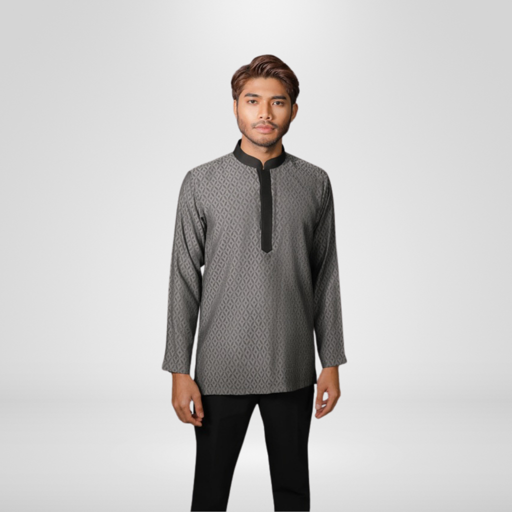 Dobby Chiffon Self Design Flared Kurta