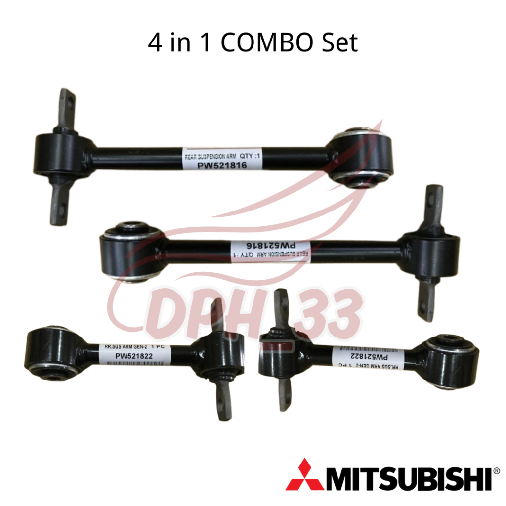 [4 in 1 SET] Mitsubishi Rear Suspension Arm (Short&Long) Proton Wira ...