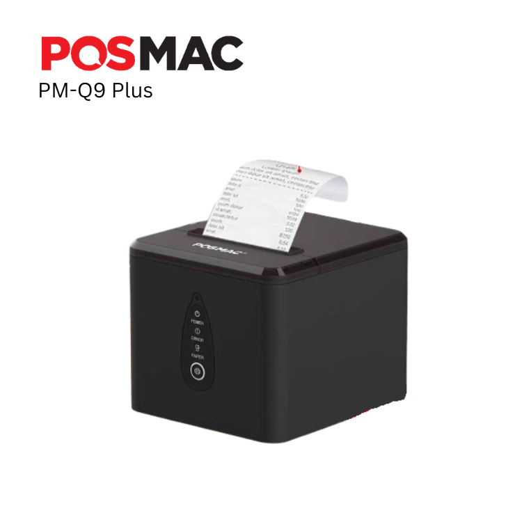 Posmac PM-Q9 plus Thermal Receipt Printer 80mm (USB + LAN) | Shopee ...
