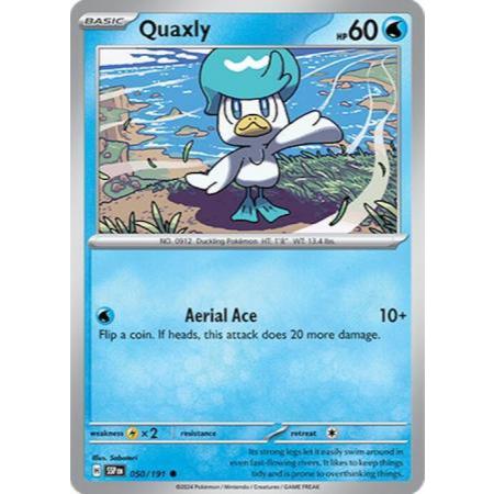 Quaxly / 050/191 / Reverse Holo & Common / Scarlet & Violet Surging Sparks  Pokemon Trading Card Game | Shopee Malaysia