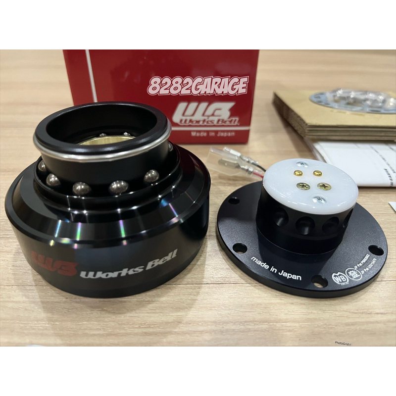 WORKS BELL RAPFIX II Quick Release Steering Wheel Hub (Ball Lock System ...