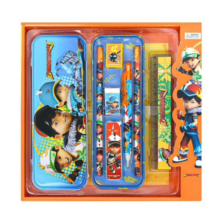Boboiboy Character Friends Stationery 7 In 1 Box Set - Multi Color For ...