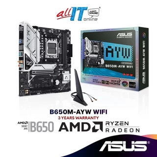 ASUS B650M-AYW WIFI Micro ATX (mATX) AMD Gaming Motherboard | AMD AM5 Socket