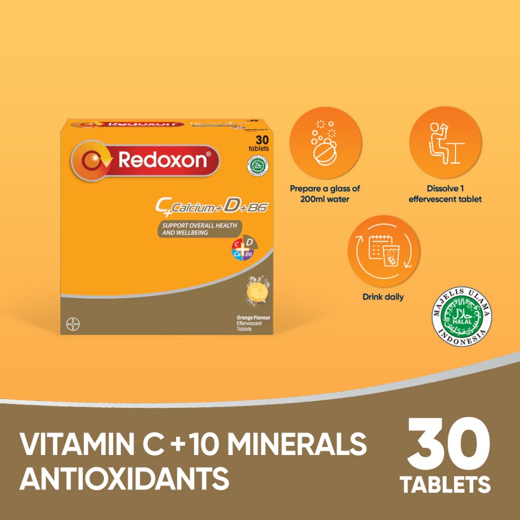 Redoxon Cal-D Effervescent Tablets (30's) | Shopee Malaysia