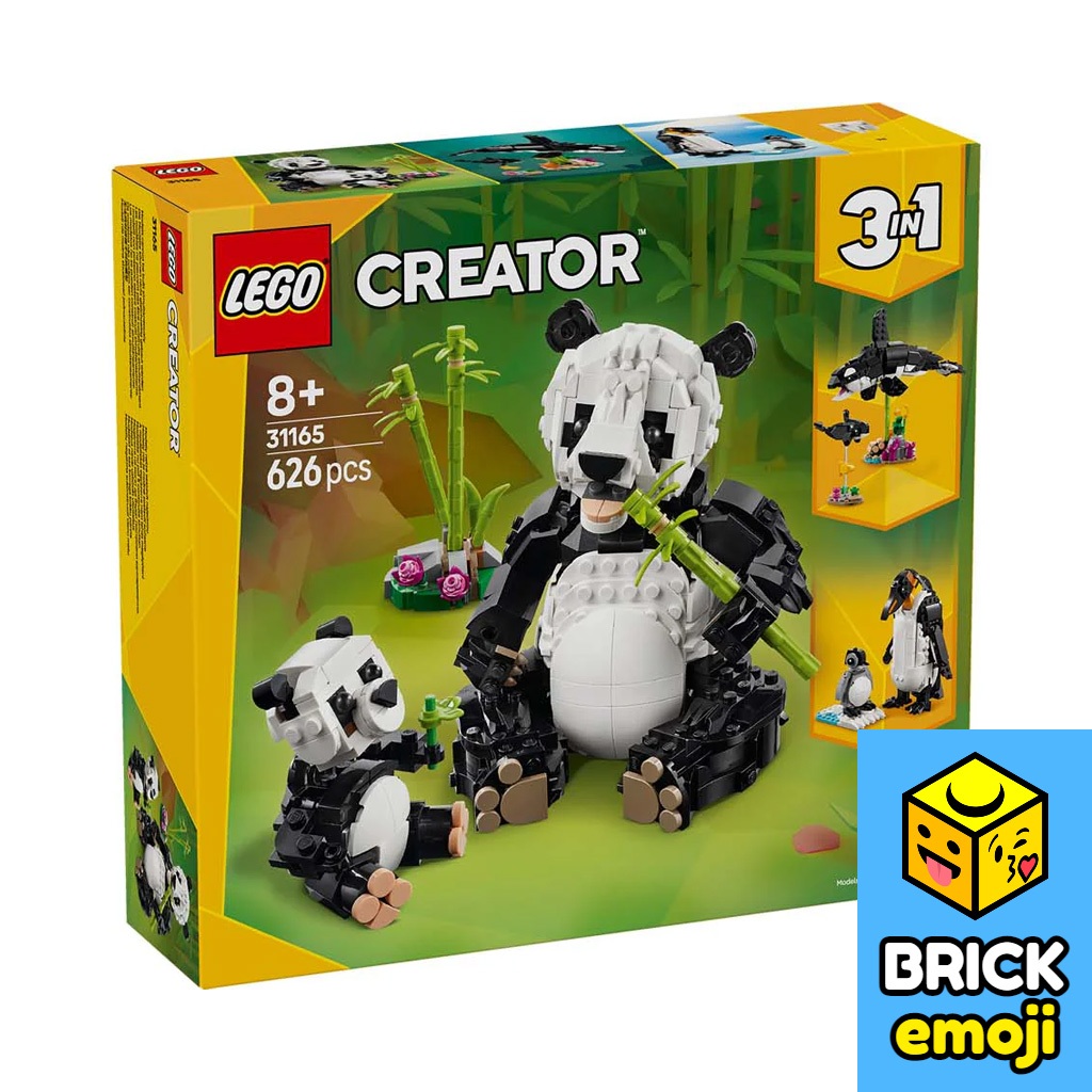 LEGO 31165 Creator Wild Animals: Panda Family | Shopee Malaysia