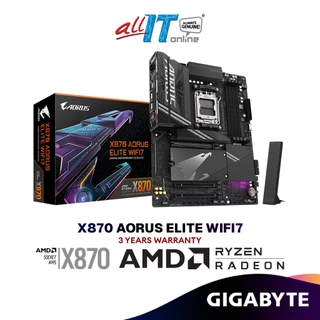 GIGABYTE X870 AORUS ELITE WIFI7 (ATX) AMD Gaming Motherboard | AMD AM5 Socket