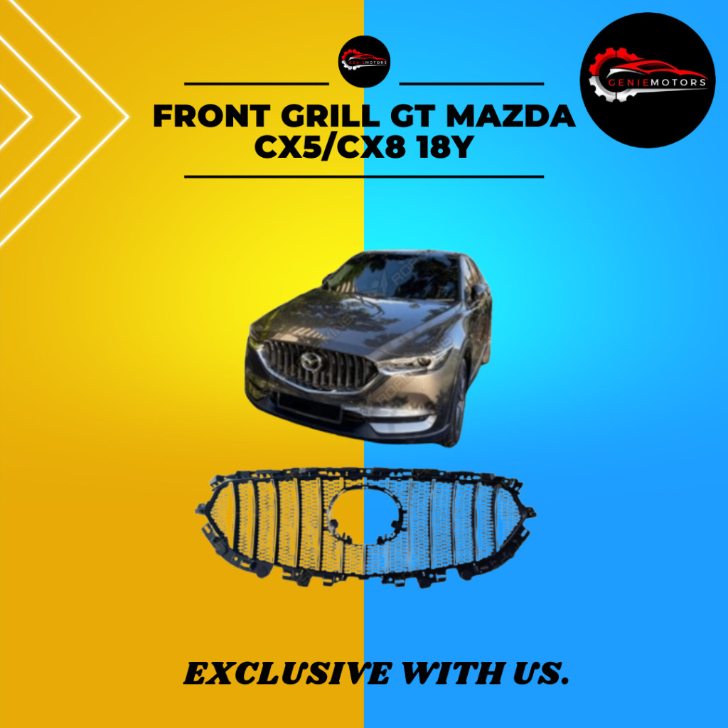 thumbnail image 2 of Front Lower Bumper Grille For Mazda CX-7 2010–2012 – Black W/ Chrome, Snap-On Install 2 of 4