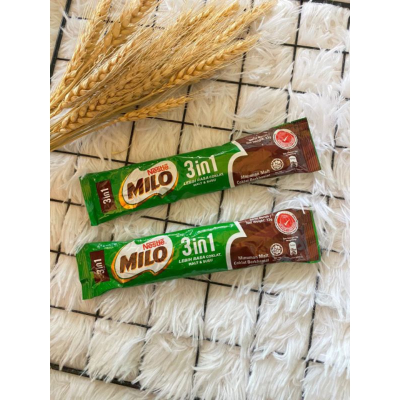 NESTLE milo 3in1 lebih rasa coklat | Shopee Malaysia