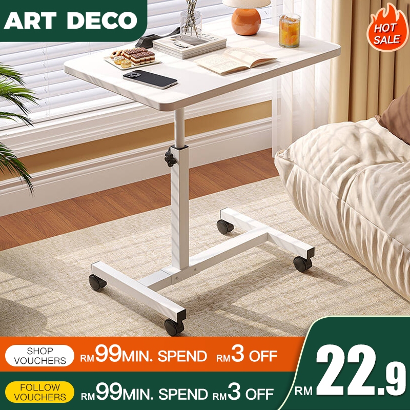 Side Table Coffee Table With Cup Holder Living Room Adjustable Table ...
