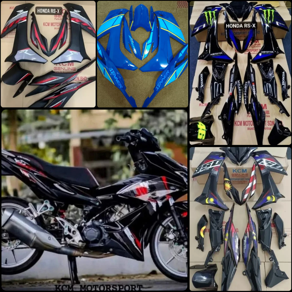 Coverset HONDA RSX / RS-X sticker monster siap tampal | Shopee Malaysia