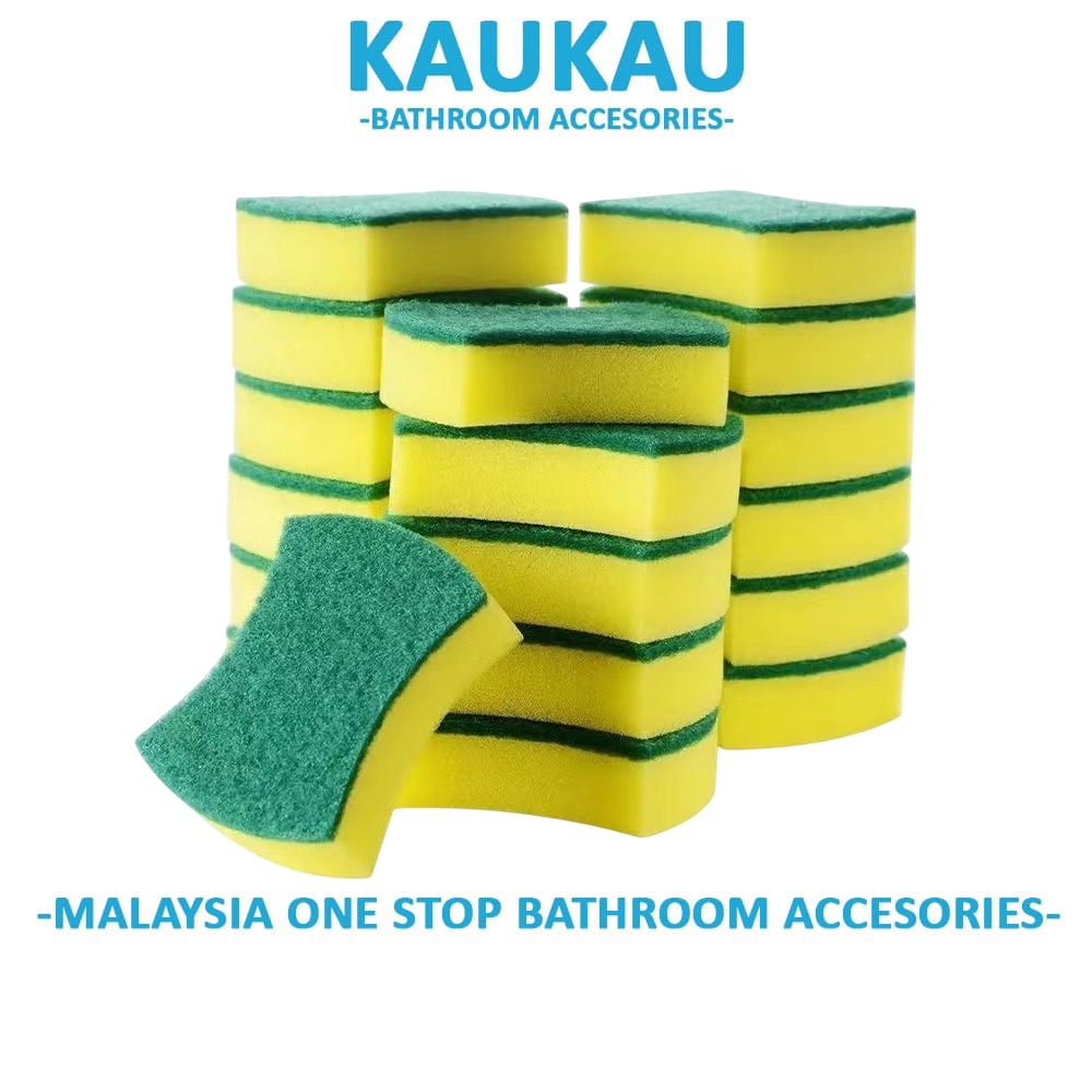 KAUKAU Dishwashing Sponge/ Kitchen Nano Emery Magic Clean Rub Pot Rust ...
