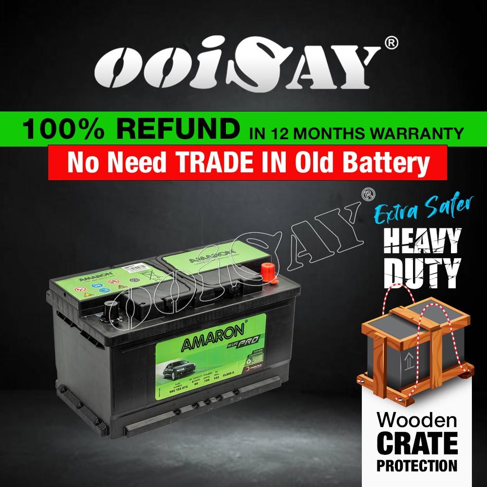 AMARON PRO DIN80 (MF) - 80AH - Car Battery - FORD Ranger 3.2, MERCEDES ...