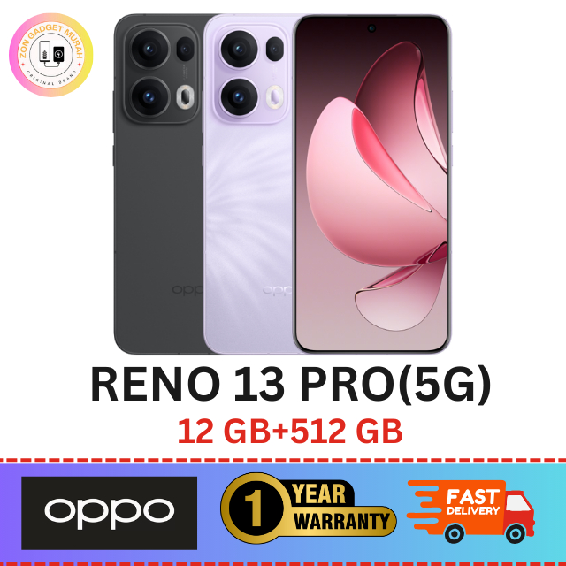 OPPO RENO 13 PRO 5G | 12GB + 512GB | IP69 Water and Dust Resistance | 6 ...