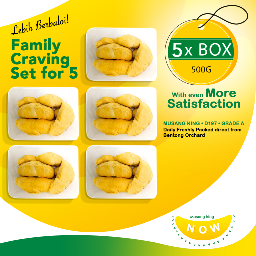 10.10 PROMO (FREE SHIPPING) NEW HARVEST LOWEST PRICE SET!! 5 box x 500g ...