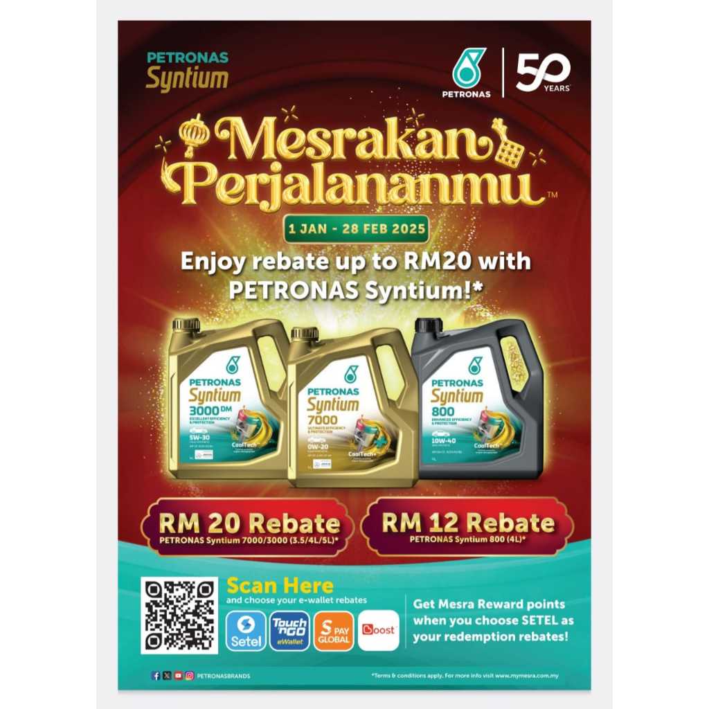 PETRONAS SYNTIUM 7000 0W-20 - Fully Synthetic (4L) | Shopee