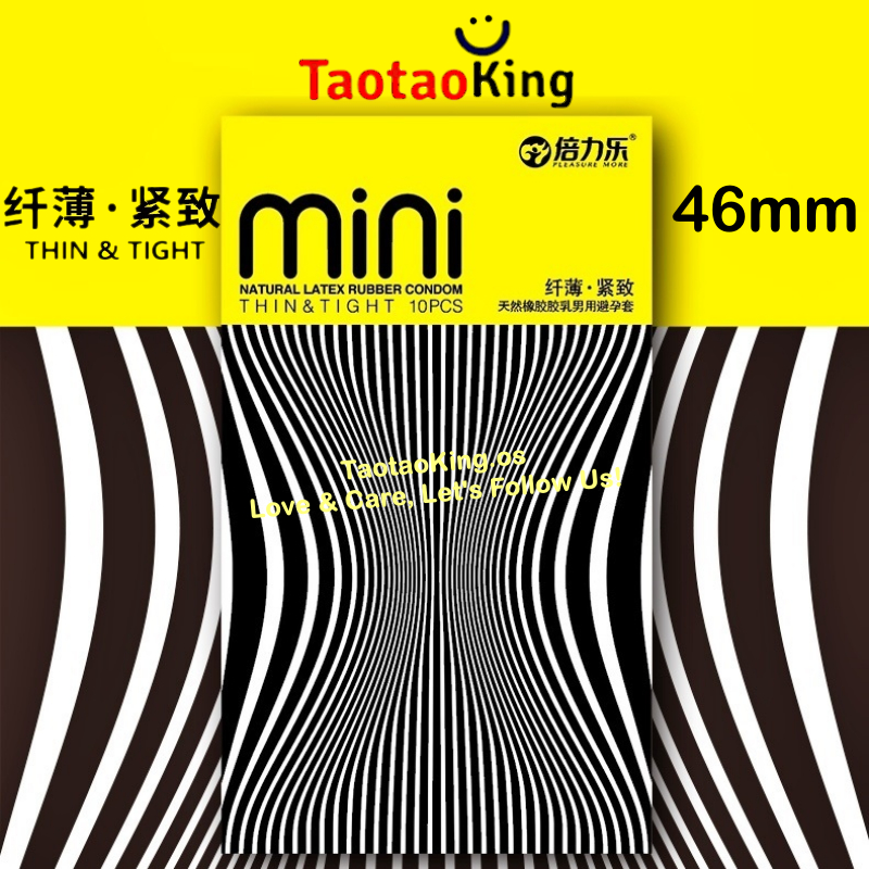 ️PLEASURE MORE 倍力乐 MINI Small Size Ultra Thin Condom Close Fit Kondom ...