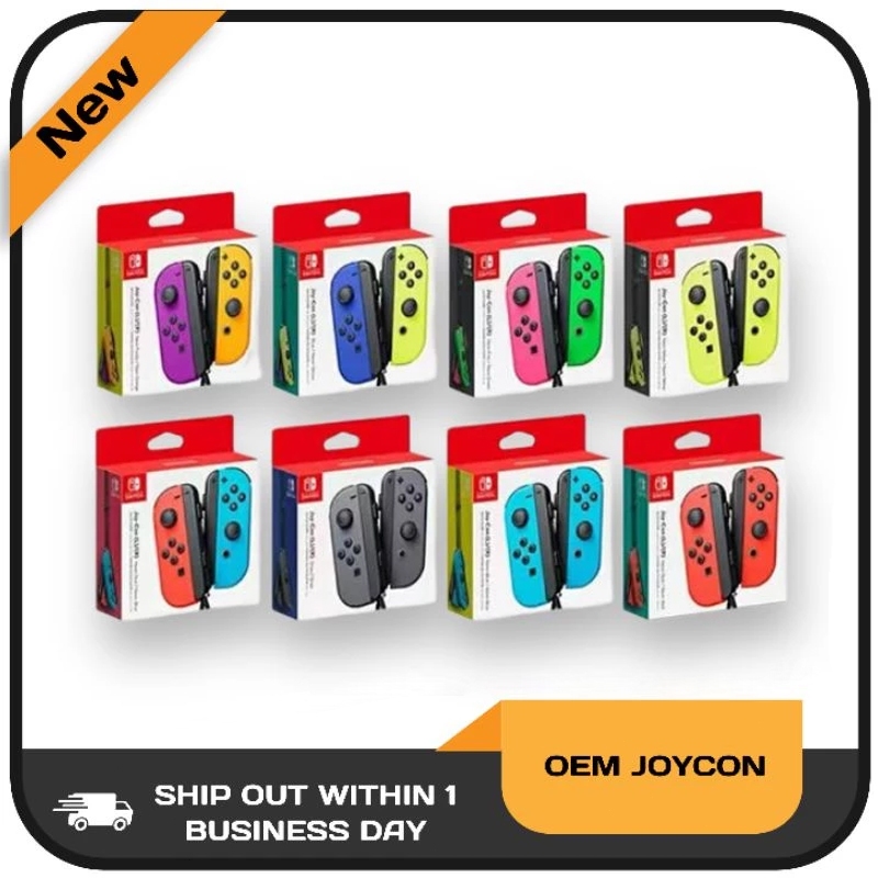 【24H delivery】For Nintendo Switch JoyCon Controller Console 1 Pair ...