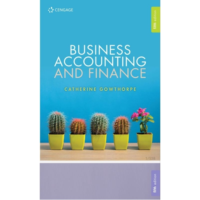 [2060] Business Accounting and Finance (Catherine Gowthorpe) | Shopee Malaysia