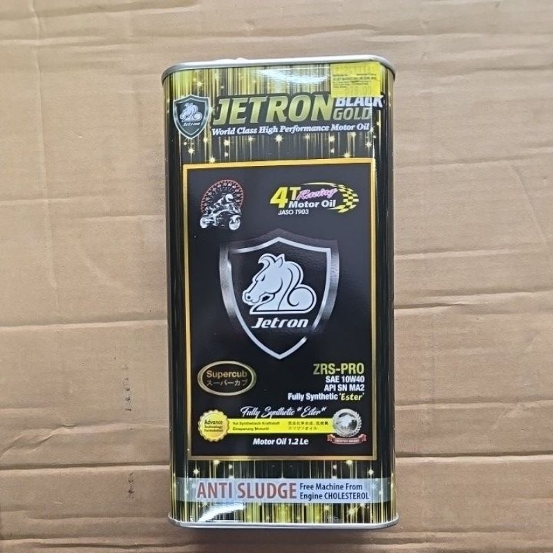 JETRON FREE GIFT ESTER OIL 4T 1 2L 10W40 API SN MA2 Shopee Malaysia