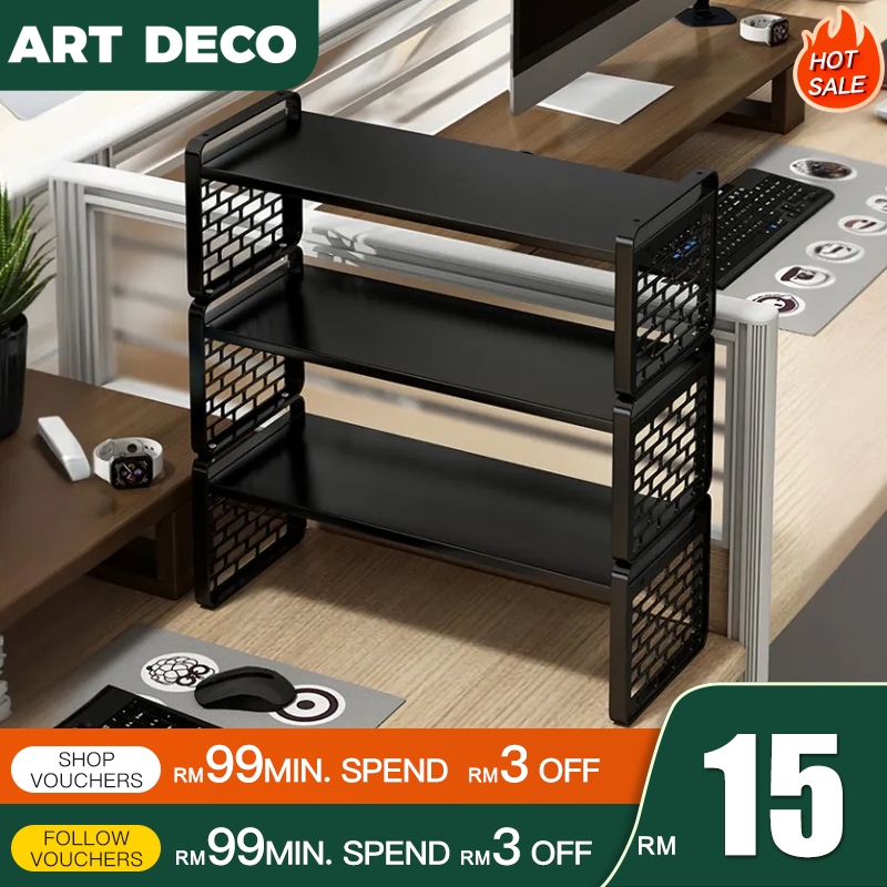 Desktop Organizer Display Rack Table Organizer Desk Organizer Stackable ...