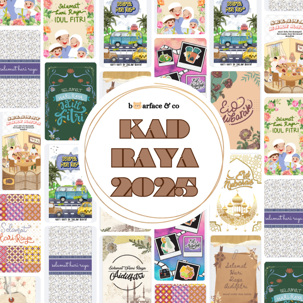 KAD RAYA 2025 FREE SAMPUL EID MUBARAK SELAMAT HARI RAYA | Shopee Malaysia