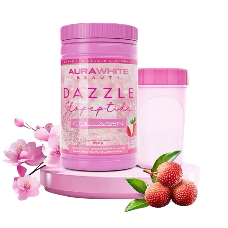 Soin AURAWHITE Dazzle Glopeptide - Collagène Ultra Blanchissant Pour Peau, Cheveux, Ongles, Neuf