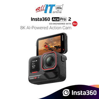 Insta360 New Ace Pro 2 8K AI-Powered Action Cam Camera with 1/1.3" Sensor - Standard Bundle