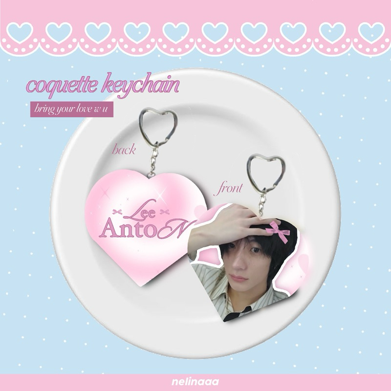 riize coquette heart keychain 🎀 | Shopee Malaysia