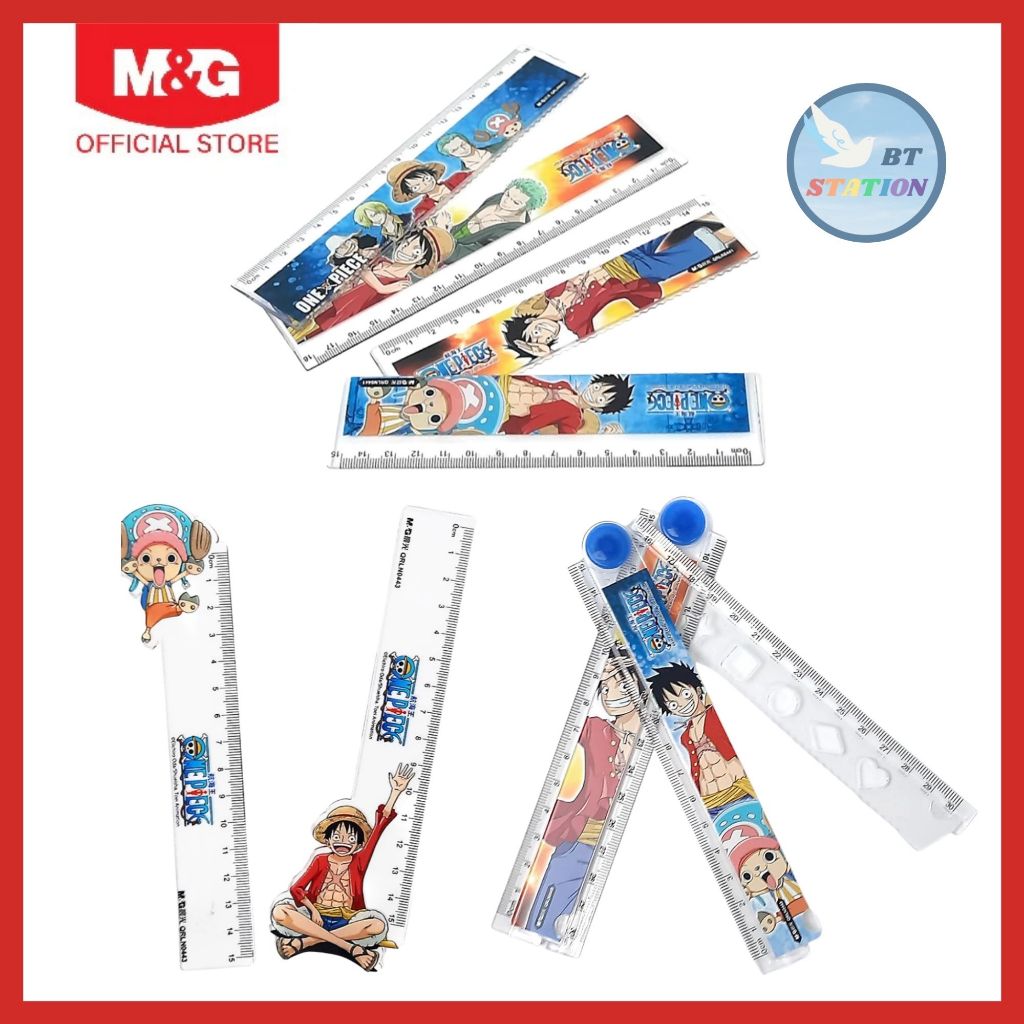 M&G One Piece Series Ruler 15cm 18CM 30CM QRLN0441/QRLN0442/QRLN0443 ...