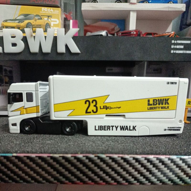 HOT WHEELS LBWK MODERN TRACTOR TRAILER | Shopee Malaysia