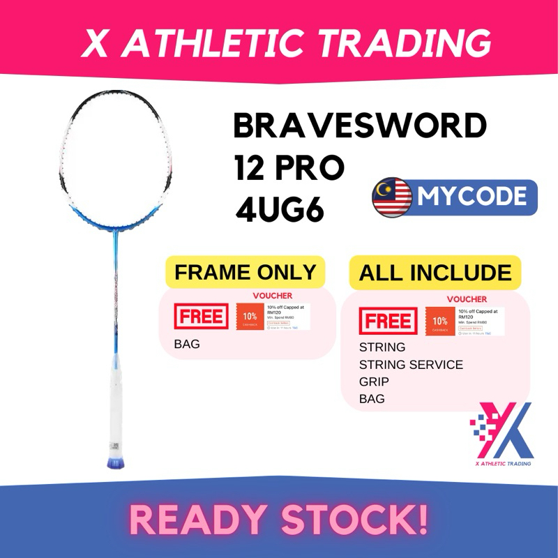 [MY CODE ] VICTOR BRAVE SWORD 12 PRO ATTACK SPEED RACKET HIGH END ...
