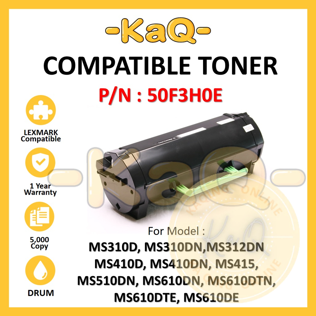 MS310 MS510 MS610 Compatible Toner Drum LEXMARK MS312dn MS310d MS310dn ...