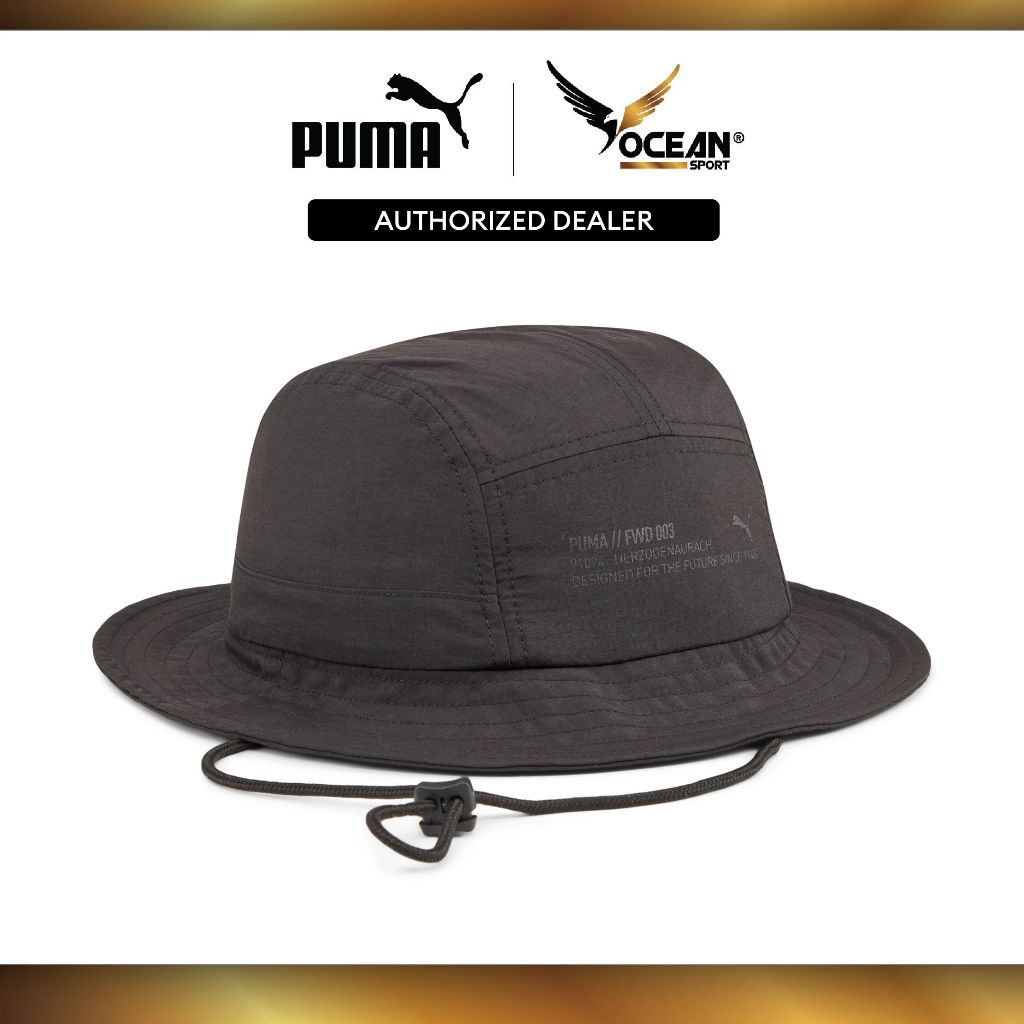 PUMA FWD Bucket Hat Black 02513901 | Shopee Malaysia