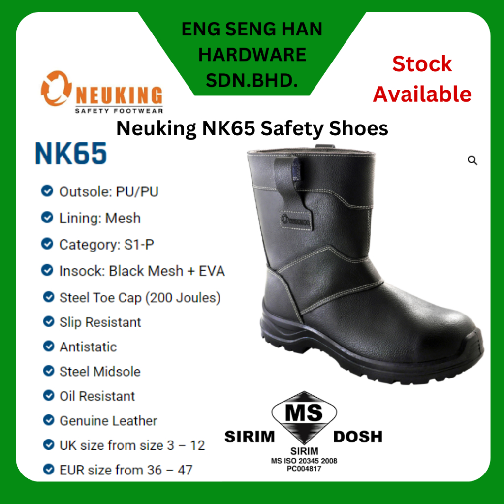NEUKING SAFETY SHOES NK65 CLASSIC SERIES | Shopee Malaysia
