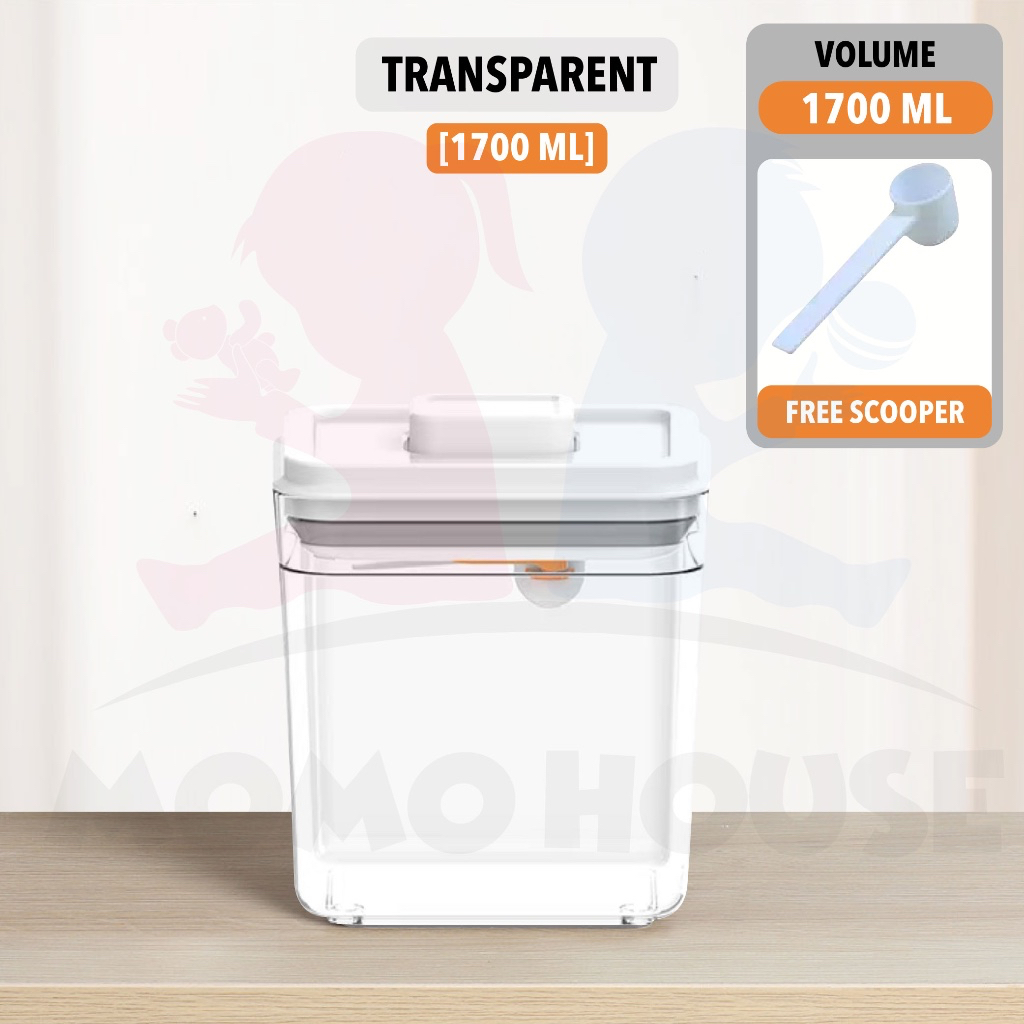 Airtight Container Bekas Susu Tepung Food Storage Container Kitchen ...