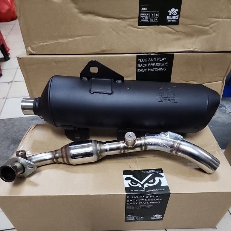 EXHAUST NVX V1/NVX (V2), NMAX (V2)NEW UPDATE BOMB BACK PRESSURE CJ IPOH ...