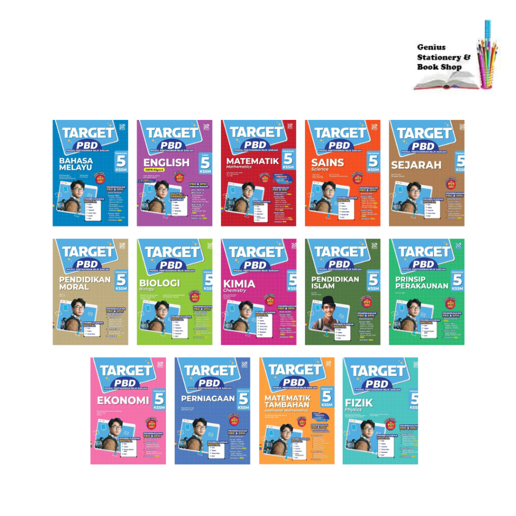 Buku Latihan: Target PBD KSSM 2025 Tingkatan 5- Pelangi | Shopee Malaysia