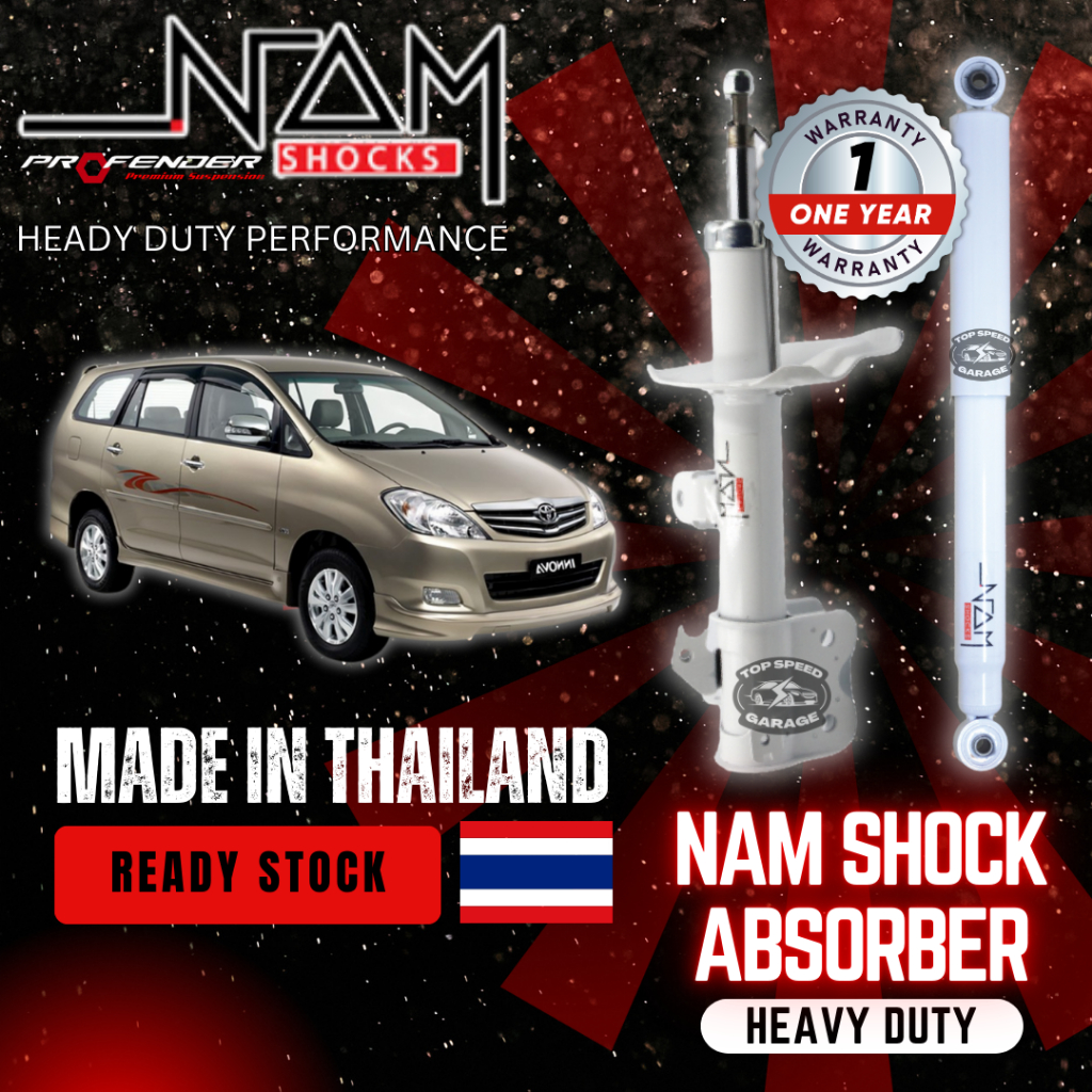 NAM Hydralic Gas Heavy Duty Performance Shock Absorber Innova tgn40 ...