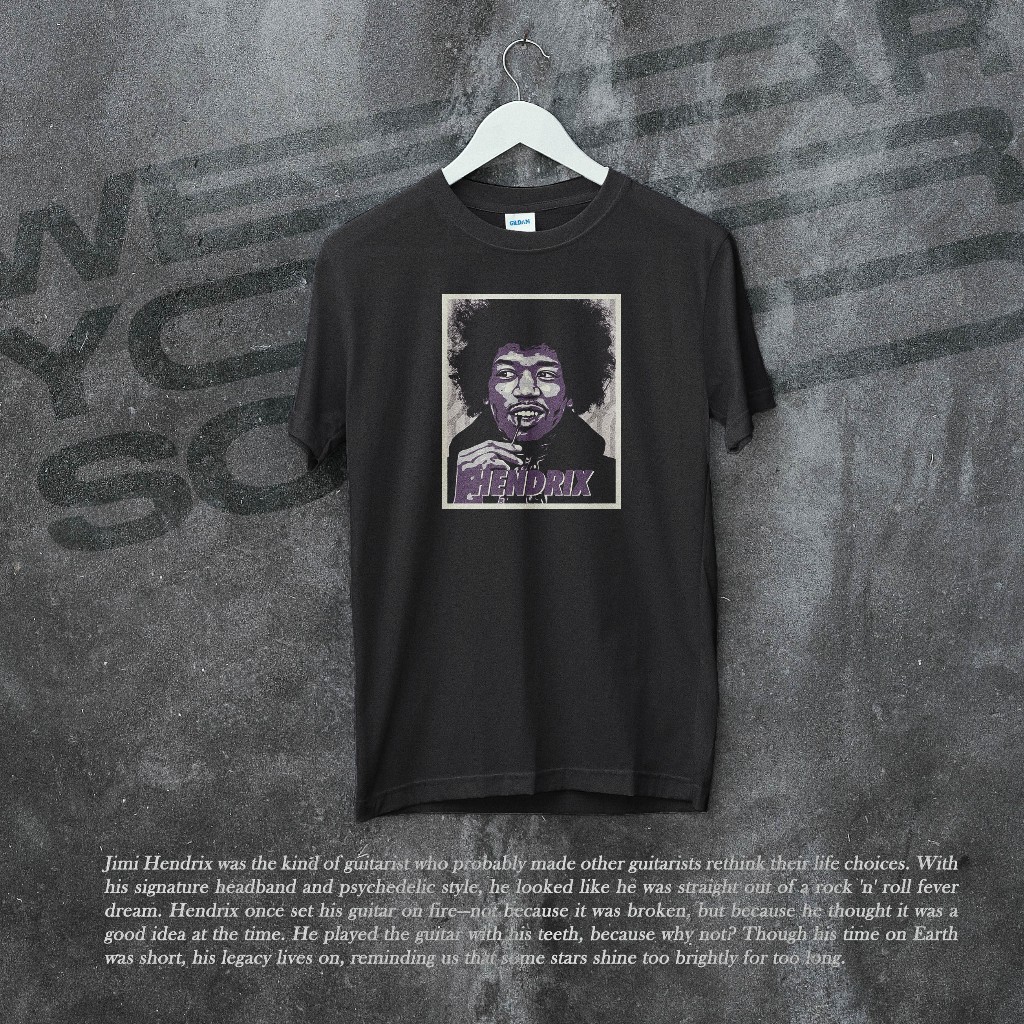 JIMI HENDRIX Jimi Hendrix Band T-shirt Band T Men's L /eaa450872