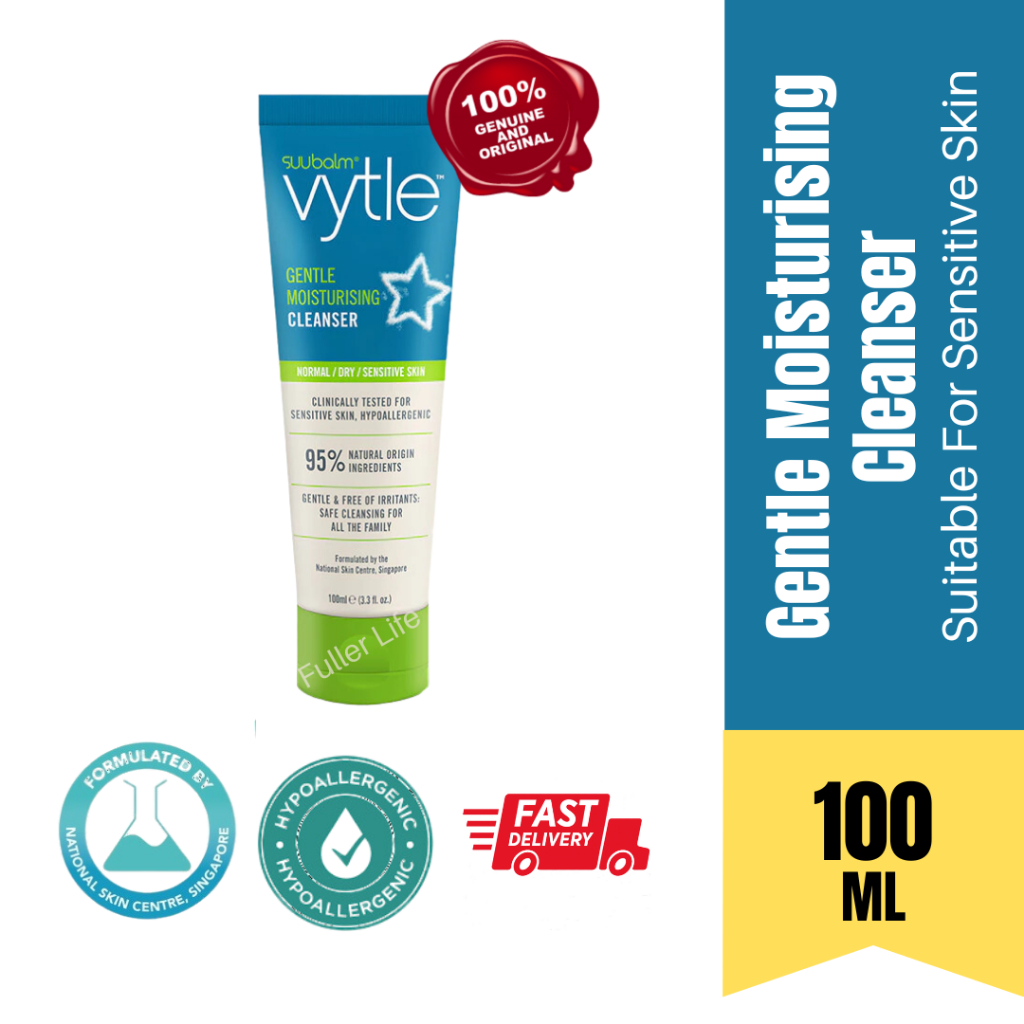 VYTLE Gentle Moisturising Cleanser (100ml/450ml) | Clinically Tested ...