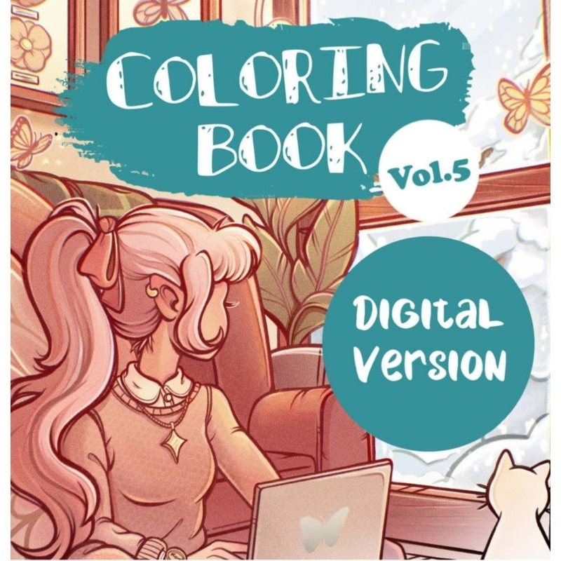 Digital Coloring Page Vol.5 By Mrsbutterd | Shopee Malaysia