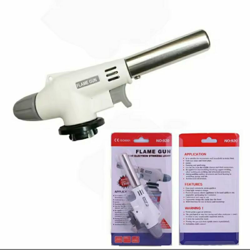 Flame Gun Torch Cooking Auto Ignition Butane Gas Welding-Burner ...