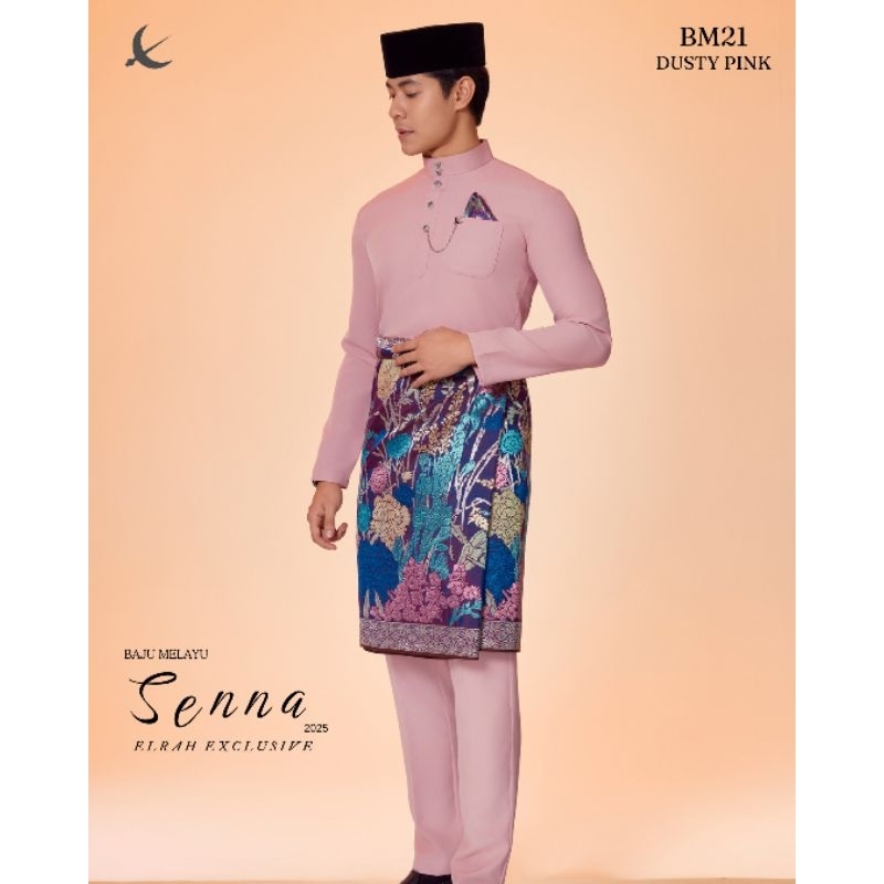 Elrah Exclusive Raya 2025 Dusty Pink | Shopee Malaysia