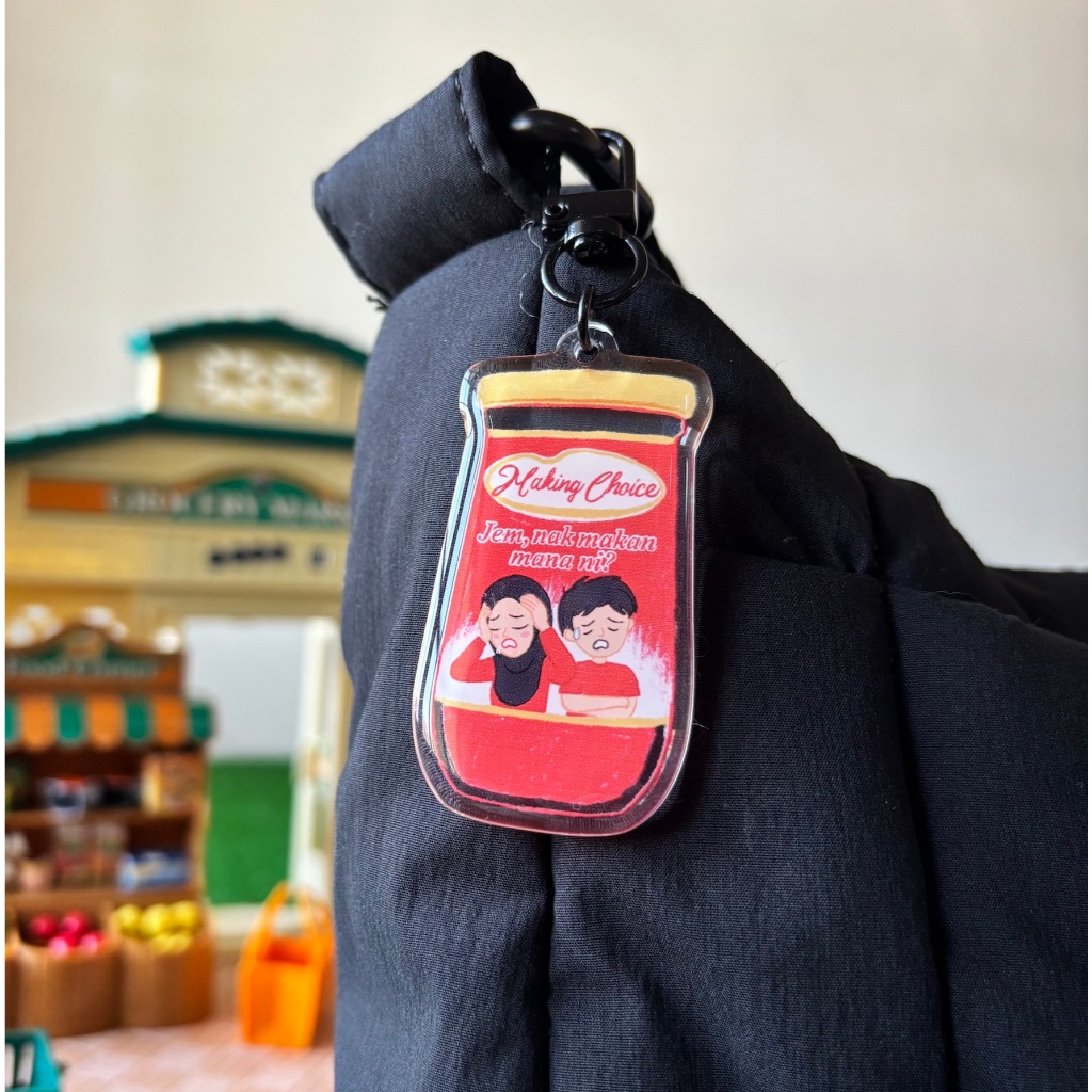 Making Choice Jam Acrylic Keychain | Shopee Malaysia
