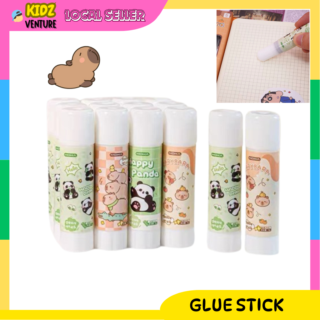 (READY STOCK)Capybara Glue Stick Portable Student Children Present Cute ...
