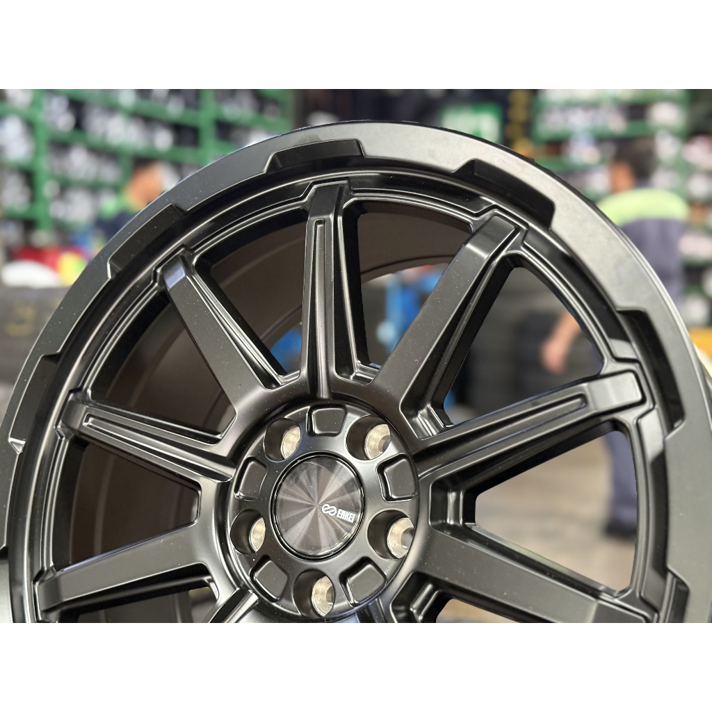 NEW 18X8J Enkei Tuning Adventurer Rim (set of 4) Black 5X108 for