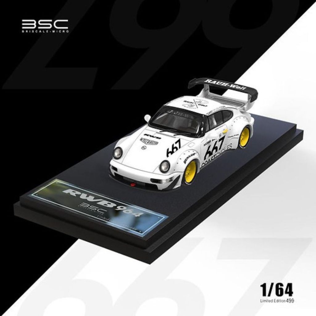 BSC BRISCALE MICRO PORSCHE RWB 964 COASTCYCLES (BSC640866) | Shopee ...